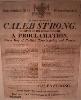 Caleb Strong Proclamation
