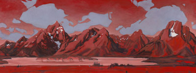View of the Tetons