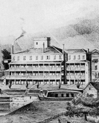Mansion House along canal route